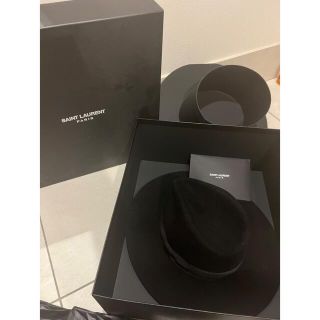 サンローラン(Saint Laurent)の新品未使用　レア　ケリング付　サンローランパリ　フェルト　登坂　ハリースタイルズ(ハット)