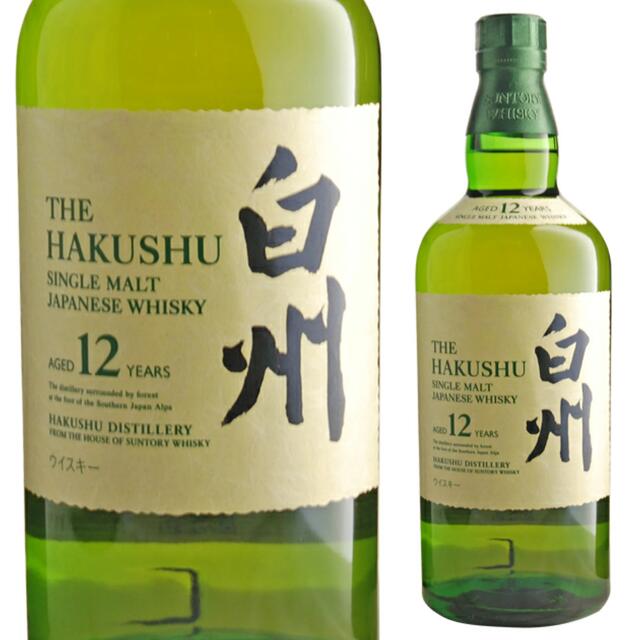 サントリー シングルモルト ウイスキー 白州 12年 700ml 1本