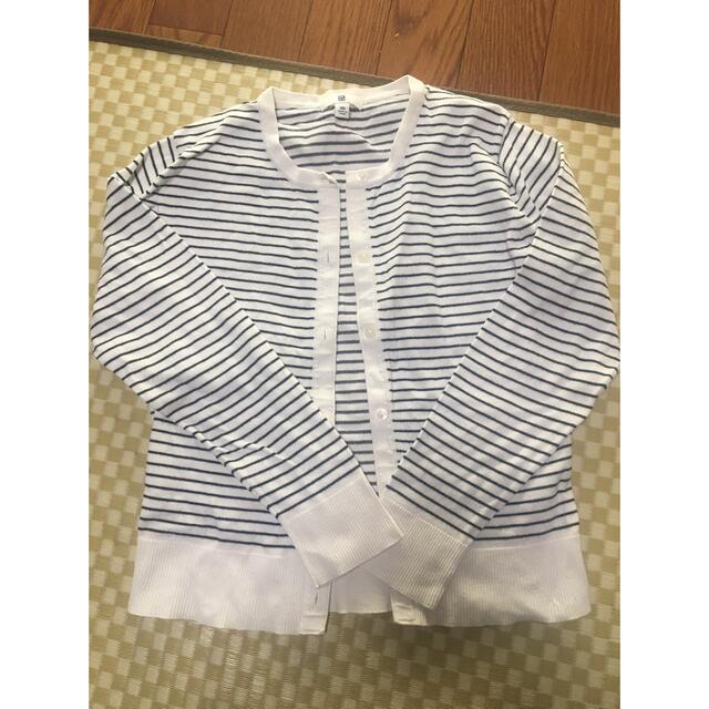 UNIQLO(ユニクロ)のUNIQLOカーディガン140       ㉞ キッズ/ベビー/マタニティのキッズ服女の子用(90cm~)(カーディガン)の商品写真