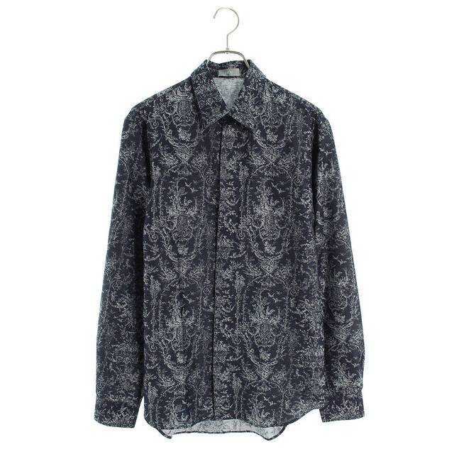 新品本物 - Dior ディオール 37 メンズ トワルドジュイ比翼長袖シャツ 933C513A4455 19AW シャツ 新品本物 - Dior ディオール 37 メンズ トワルドジュイ比翼長袖シャツ 933C513A4455 19AW シャツ