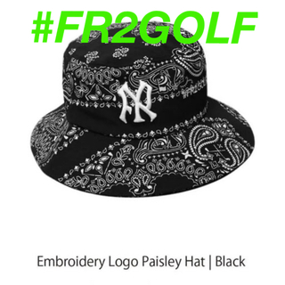 WIND AND SEA - #FR2GOLF Paisly Hat ペイズリー バケットハット BLACK 