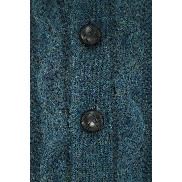 によって コグノーメン/COGNOMEN 22AW MOHAIR FOOTBALL KNIT CARDIGAN