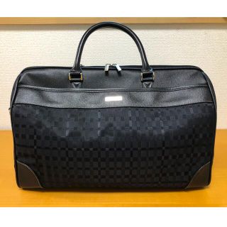 ダックス(DAKS)の【使用1回美品】ダックスゴルフ　ボストンバッグ　ブラック(ボストンバッグ)