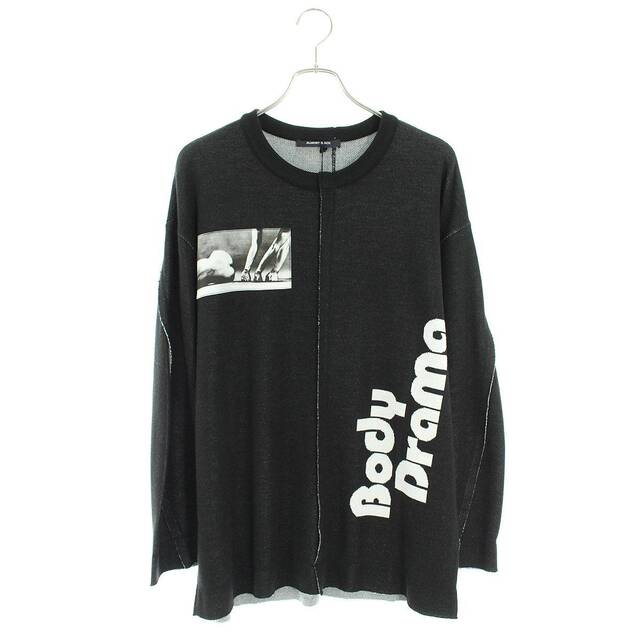 通販最新作 オールモストブラック 22AW C-OFF CRW-NK JQRD KNIT 22AW