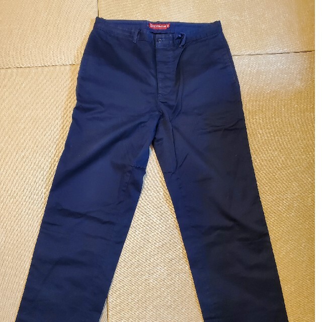 Supreme pants navy size L