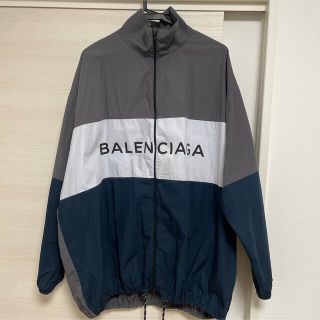 柄デザインロゴワンポイント美品　バレンシアガ　BALENCIAGA トラックジャケット　コート　志尊淳