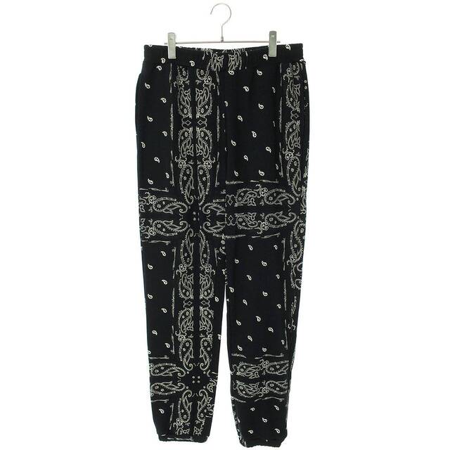 ザワールドイズユアーズ 22SS Paisley Sweat Pants ペイズリースウェットロングパンツ メンズ S