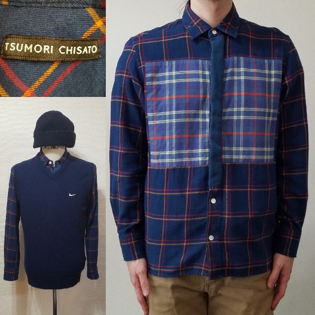 TSUMORI CHISATO(ツモリチサト)のTSUMORI CHISATO Flannel Check L/S Shirts メンズのトップス(シャツ)の商品写真