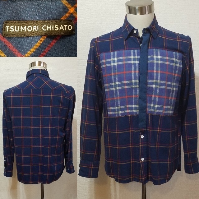 TSUMORI CHISATO(ツモリチサト)のTSUMORI CHISATO Flannel Check L/S Shirts メンズのトップス(シャツ)の商品写真