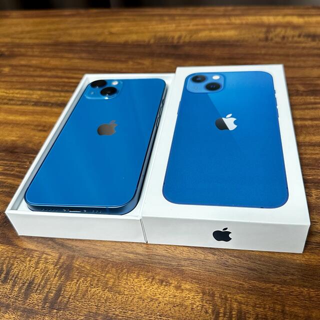 【極美品】iPhone13 128GB ブルー SIMフリー