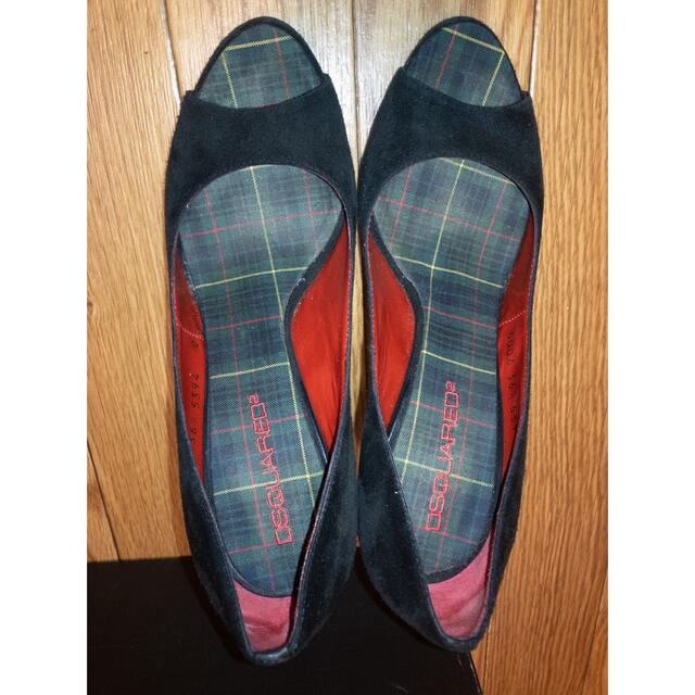 DSQUARED2(ディースクエアード)のディースクエアード ヌバック パンプス23cm レディースの靴/シューズ(ハイヒール/パンプス)の商品写真