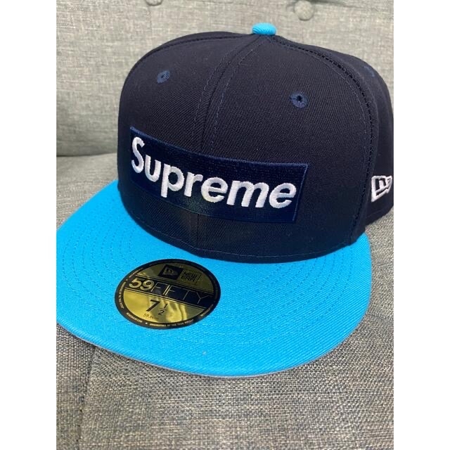 SUPREME 2-TONE BOX LOGO NEW ERA CAP帽子