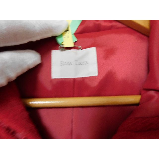 Rose Tiara(ローズティアラ)のローズティアラ　赤ダッフルコート　４６ レディースのジャケット/アウター(ダッフルコート)の商品写真