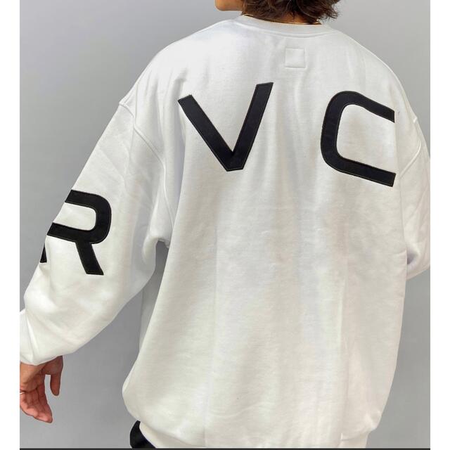 素材ルーカ L FAKE RVCA クルー スウェット オーバーサイズ トレーナー