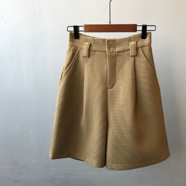 ワッフル スーツ ベスト ハーフパンツ セット レジ ノースリーブ