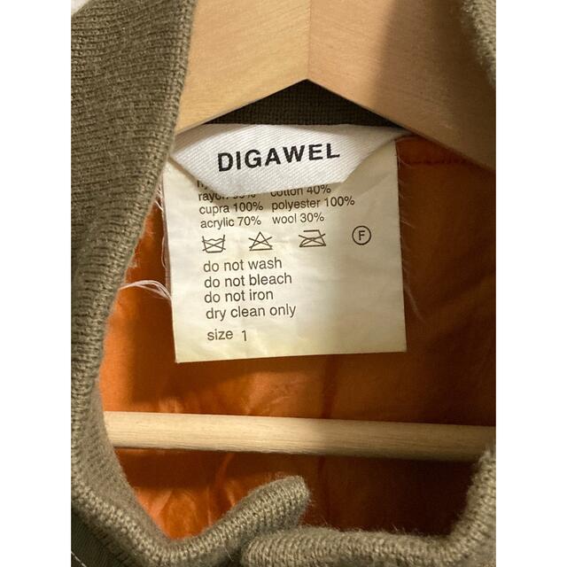 DIGAWEL(ディガウェル)の【oh様】DIGAWEL日本製ミリタリーA-2フライトジャケット サイズ1 メンズのジャケット/アウター(フライトジャケット)の商品写真