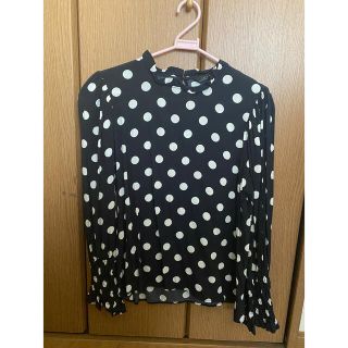 ザラ(ZARA)のZARA ドット　トップス(シャツ/ブラウス(長袖/七分))