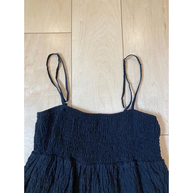 専用 zara black frilled volume cami dr レディースのワンピース(ミニワンピース)の商品写真