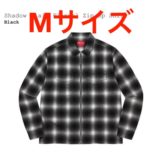 Supreme shadow plaid flunnel zip up M