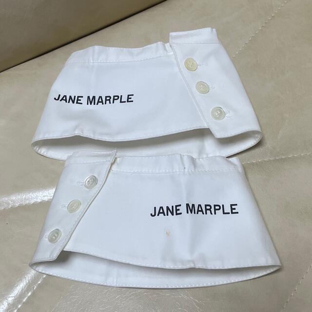 JaneMarple(ジェーンマープル)のJane Marpleロゴ入りカフス付きオーバーニー レディースのレッグウェア(ソックス)の商品写真