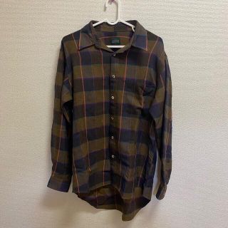 ザラ(ZARA)のチェック　シャツ　古着　ストリート　秋服　冬服(シャツ)