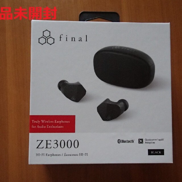 final フルワイヤレスイヤホン ZE3000 BLACKの通販 by momo's shop|ラクマ