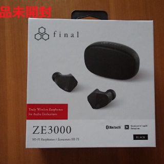 final フルワイヤレスイヤホン ZE3000 BLACKの通販 by momo's shop|ラクマ
