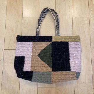 週末限定 90s vintage retro wool big tote(トートバッグ)