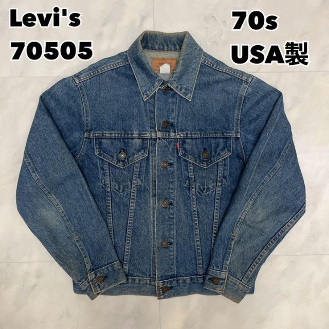 希少】 70s USA製 Levi's リーバイス デニムジャケット Gジャン - G