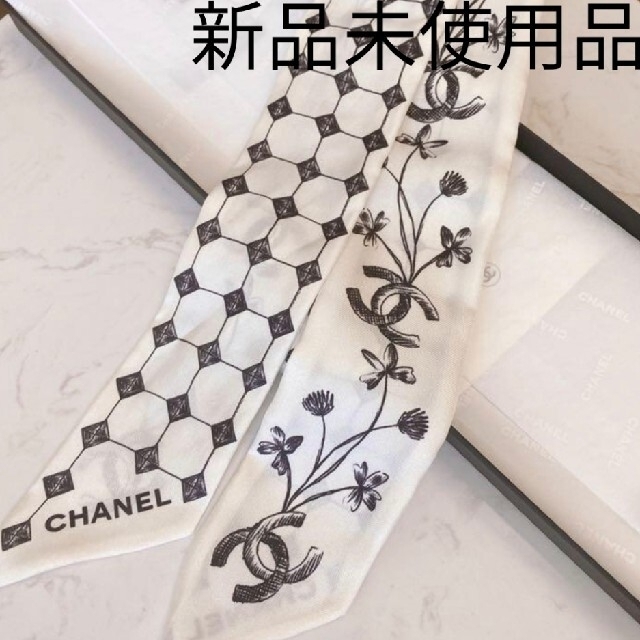 春先取りの CHANEL - 新品未使用品 シャネル ツイリー スカーフ