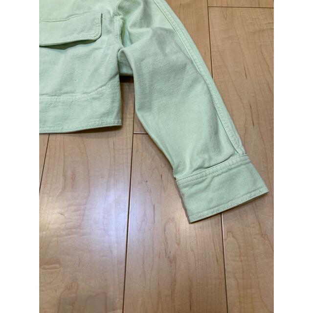 専用 zara mint mint short denim jacket レディースのジャケット/アウター(Gジャン/デニムジャケット)の商品写真