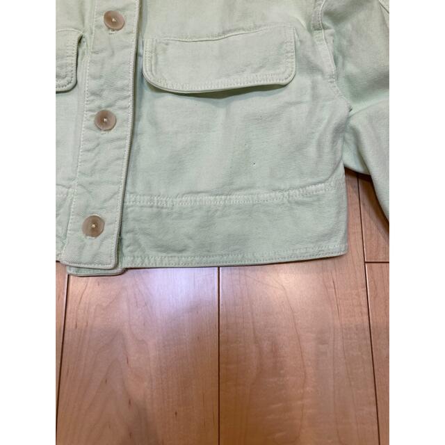 専用 zara mint mint short denim jacket レディースのジャケット/アウター(Gジャン/デニムジャケット)の商品写真