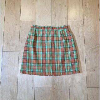 80s vitamin check pattern skirt(ミニスカート)