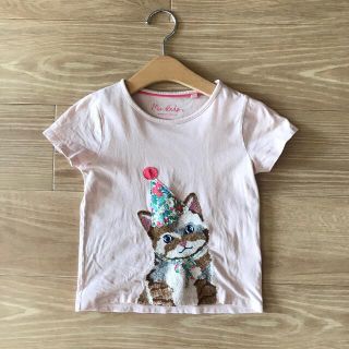 ボーデン(Boden)のminiboden  CAT刺繍Tシャツ　3-4y 104cm(Tシャツ/カットソー)