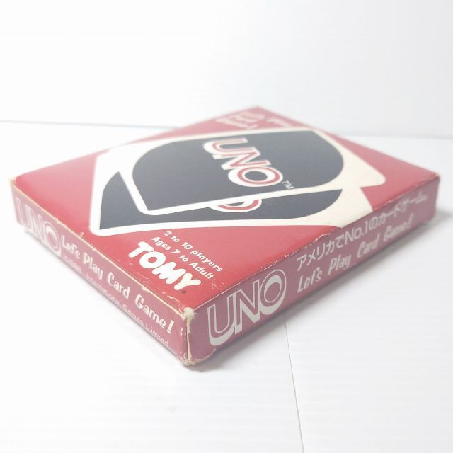 Takara Tomy(タカラトミー)のTOMY『UNO』【箱・説明書付き】レトロ エンタメ/ホビーのテーブルゲーム/ホビー(トランプ/UNO)の商品写真
