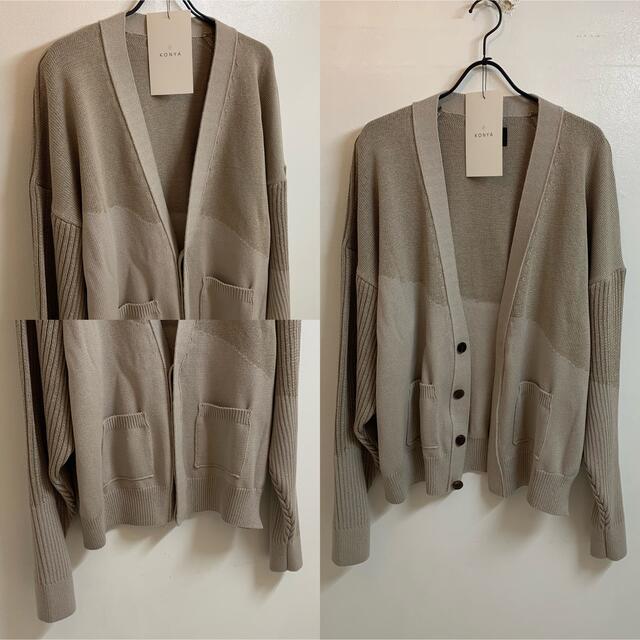 KONYA 2022SS Epaulet knit Cardigan BLACK vittoriosplayas.com