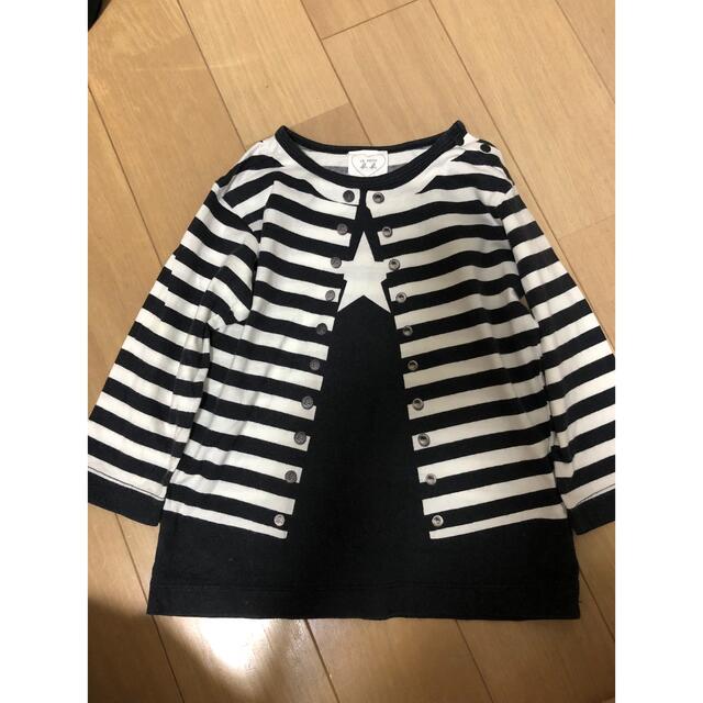 agnes b.(アニエスベー)のアニエスべー　カットソー　2ans 90 100 キッズ/ベビー/マタニティのキッズ服女の子用(90cm~)(Tシャツ/カットソー)の商品写真