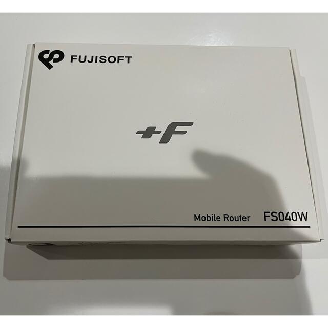 富士ソフト +F FS040W モバイル Wi-Fi ルーター