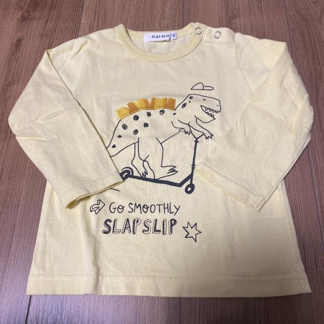 SLAP SLIP 恐竜　トップス　長袖　ロンT 90 baby kids キッズ/ベビー/マタニティのキッズ服男の子用(90cm~)(Tシャツ/カットソー)の商品写真