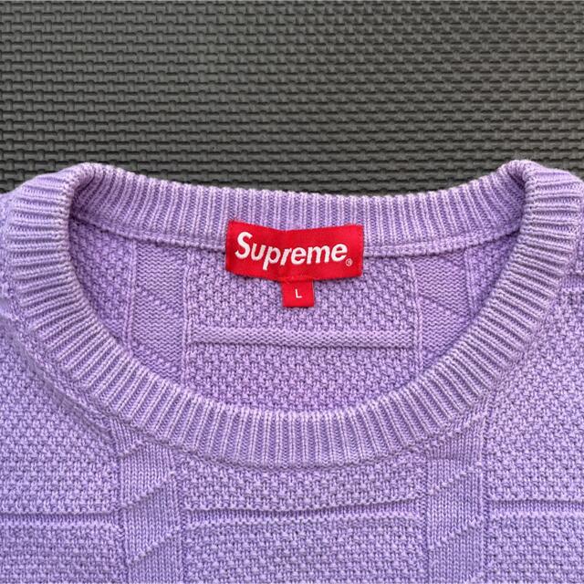 人気高品質 Supreme 2016ss SUPREME knit Sweater ニット セーター Lの通販 by  kimono｜シュプリームならラクマ