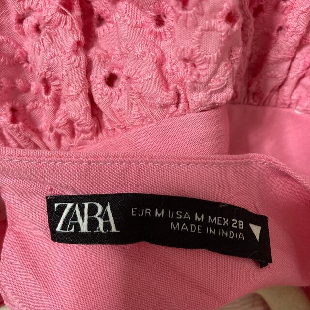 ZARA(ザラ)のZARA ブラウス　ピンク レディースのトップス(シャツ/ブラウス(長袖/七分))の商品写真