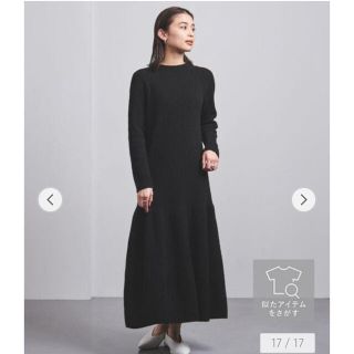 ユナイテッドアローズ(UNITED ARROWS)の【プチモモ様専用】〈UNITED ARROWS〉W アゼ ティアードワンピース (ロングワンピース/マキシワンピース)