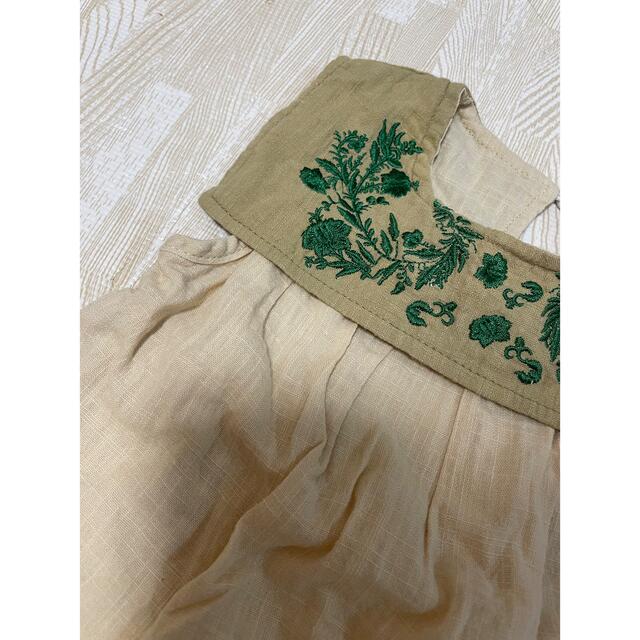 海外　刺繍　ロンパース キッズ/ベビー/マタニティのベビー服(~85cm)(ロンパース)の商品写真