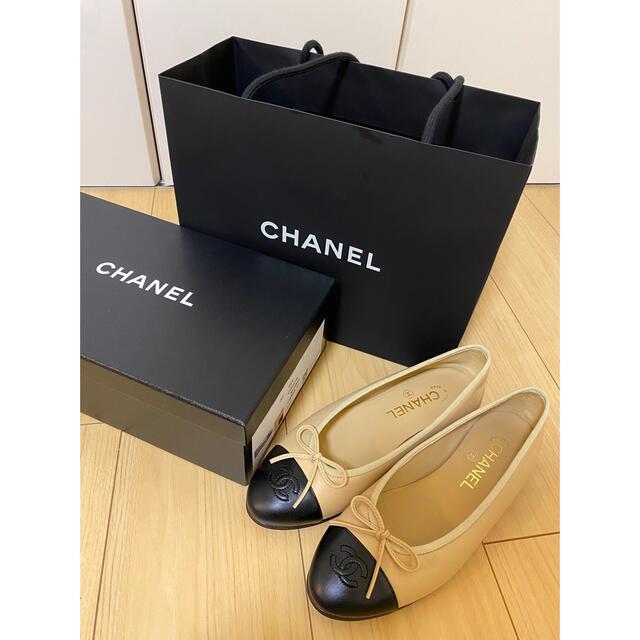 CHANEL シャネル　バレリーナシューズ　37c