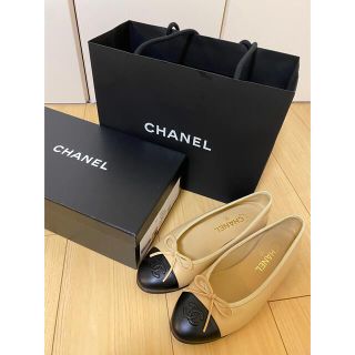 シャネル(CHANEL)のCHANEL シャネル　バレリーナシューズ　37c(バレエシューズ)