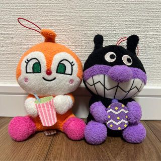 バイキンマン＆ドキンちゃん　ぬいぐるみ(キャラクターグッズ)