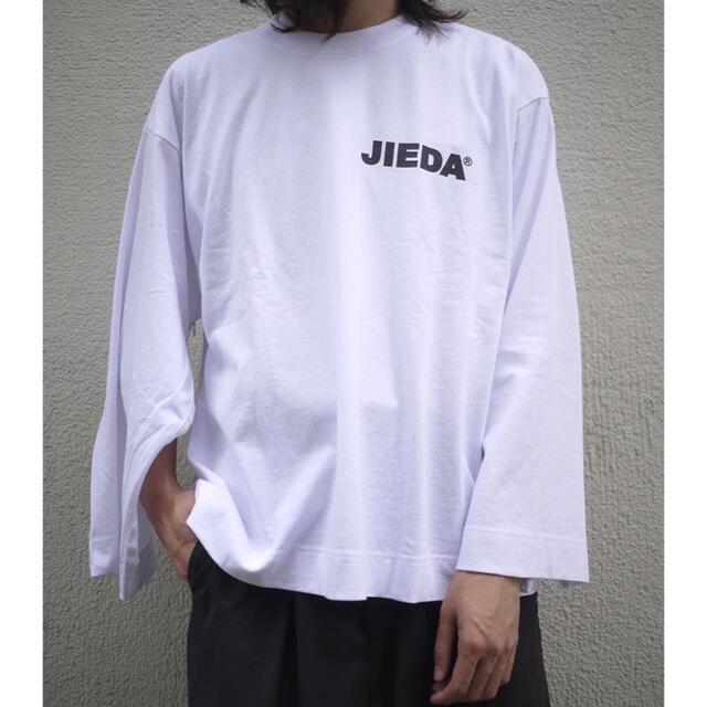 JieDa FRUIT OF THE LOOM ZIP L/S WHITE 1ドロップショルダー