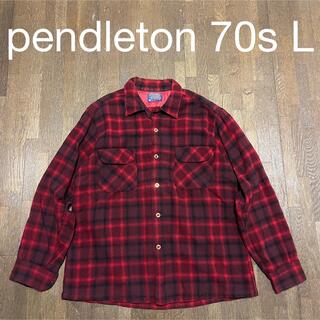 PENDLETON - L pendleton 60sオンブレチェック シャドーチェック