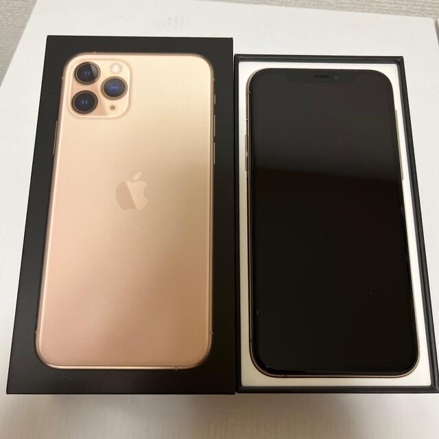 Apple(アップル)のiPhone11pro/256/Gold スマホ/家電/カメラのスマートフォン/携帯電話(スマートフォン本体)の商品写真