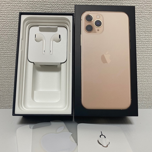 Apple(アップル)のiPhone11pro/256/Gold スマホ/家電/カメラのスマートフォン/携帯電話(スマートフォン本体)の商品写真